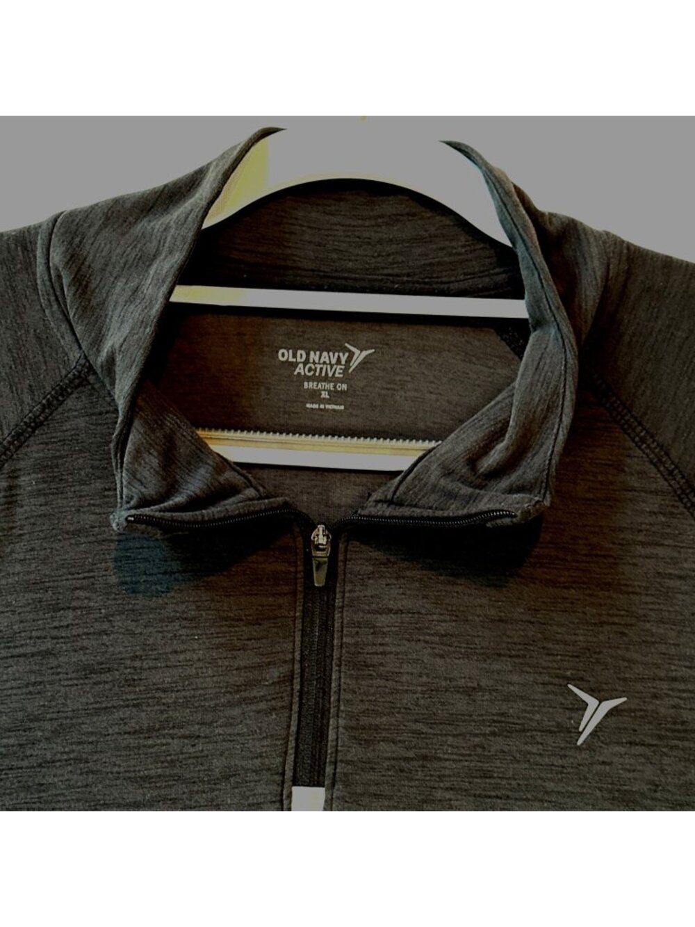 Old Navy Active Breathe On 1/4 Zip Pullover Men's XL Charcoal Gray